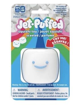 Jet-Puffed White Marshmallow Scented Squishi Toy - Fidget Stress Relief
